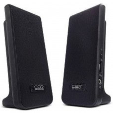 Колонки CBR CMS 295 Black, 2*1 Вт (2 Вт RMS), питание USB, 3.5 мм линейный стереовход, цвет черный