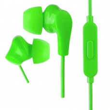 Наушники Perfeo наушники внутриканальные c микрофоном ALPHA зеленые