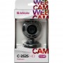Цифровая камера Web-камера Defender C-2525HD {2 МП, кнопка фото} 63252