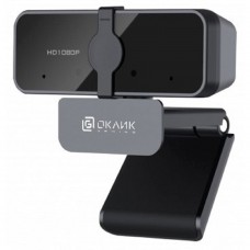 Цифровая камера Web-камера Oklick OK-C21FH черный 2Mpix (1920x1080) USB2.0 с микрофоном 1455507